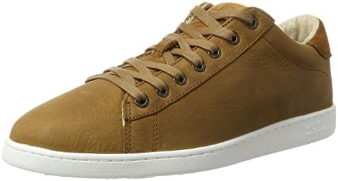 Hub Men’s Mark Low Trainers, Braun (Cognac/Cognac/White), 7 UK