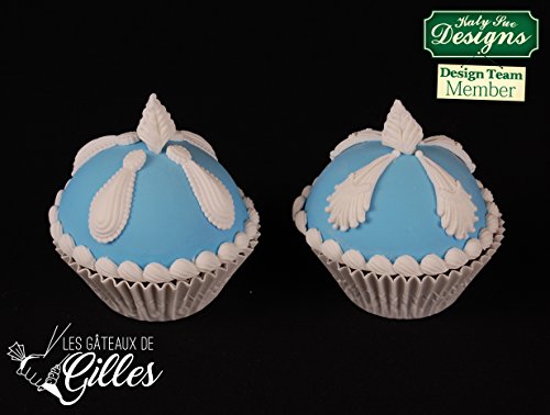 Ornament Drops – Katy Sue Designs Silikonform für Tortendekorationen Cupcakes Fondant und Zuckerwaren - 7