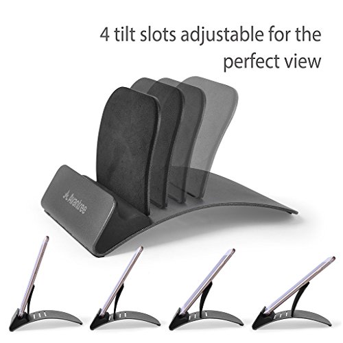 Avantree Massiver Stahl Tablet Halterung Ständer für Küchen, Multi-Winkel Verstellbar Desktop Handy Halter Kompatibel mit dicken Gehäusen, für iPad Air, mini, Surface, E-book, Nook, Samsung – TB103 - 4