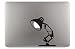 Produktbild Lampe Lamp Tischlampe Apple MacBook Air Pro Aufkleber Skin Decal Sticker Vinyl (11")
