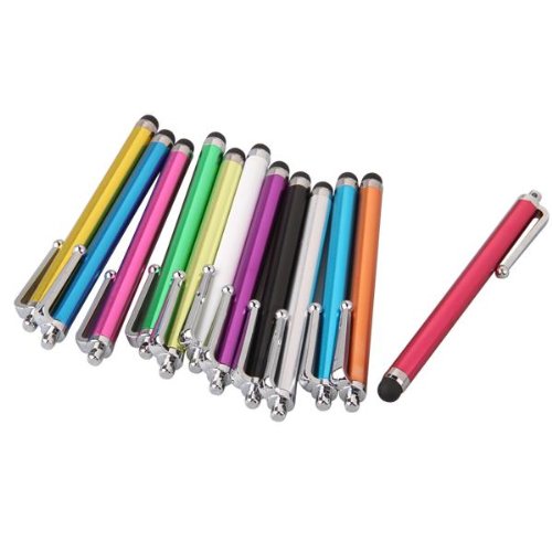 12Metall TouchScreen Stylus Stift Ersatzstift Eingabestift f.IPod iTouch IPhone - 5