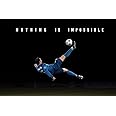 KARTMEN Soccer Superstar Ronaldo CR7 Nothing is Impossible Football Star Soccer Legend Ronaldo12 x 18" Wall Art Print Poster, Motivational Sports Poster for Gym Office Home Decoration