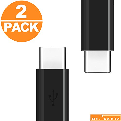 Act USB-C auf Micro USB Adapter [2 in 1 Pack] verwandelt USB Type-C Input in Micro-USB, 56K Widerstand für MacBook Pro, MacBook (2015), ChromeBook Pixel, Nexus 5X, Nexus 6P, Nokia N1, OnePlus 2 und weitere (Schwarz) - 2