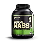 Optimum Nutrition Serious Mass Whey Protein Powder with Vitamins, Creatine and Glutamine. Protein Shakes by ON - Chocolate, 8 Servings, 2.73 kg