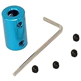 Tipo: eje de acoplamiento. Empalme rígido de aluminio para acoplamiento del eje de transmisión del motor (2 mm-10 mm)