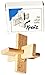 Produktbild GICO Das rätselhafte Kreuz - Mini Holz Puzzle Knobelspiel Geduldspiel Klassiker Minipuzzle