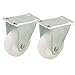 Produktbild uxcell a12050200ux0055 fixiert Caster Rad 2 Pcs Feste Metall Top Platte 3,8 cm Durchmesser starr Caster Rad