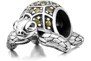JIARONG CHARMS Breloque tortue de mer en argent sterling 925 pour bracelet Pandora
