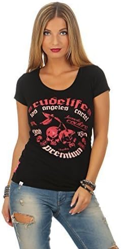 Yakuza Premium Ladies T-Shirt Short Sleeve Shirt GS-2337 - Black, L