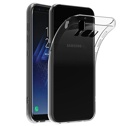 iVoler Funda Samsung Galaxy S8 Slim Fit Samsung Galaxy S8 Funda Carcasa Case Bumper con Absorci  n de Impactos y Anti-Ara  azos Espalda Case Cover para Samsung Galaxy S8 - Transparente