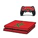 Produktbild Playstation 4 Konsole + 2 Controller Design Schutzfolie Skin Faceplates Schutz Folie Motiv Marokko ( Herstellung in Deutschland )