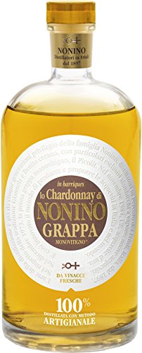 nonino Chardonnay monovit igno grappa con Regalo del paquete (1 x 0,7 l)