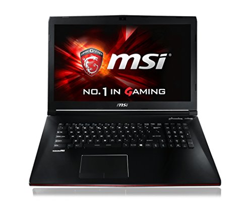 MSI GP72 6QE Leopard Pro 17 3-Inch Notebook  Black  -  i7-6700HQ  8 GB RAM  1000 GB HDD SDD  Windows 10 