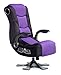 Produktbild X Rocker 5129401 Gaming-Stuhl Mesh 2.1 Videospielstuhl, mit Standfuß und Standfuß, Mikrofaser Mesh, schwarz/lila