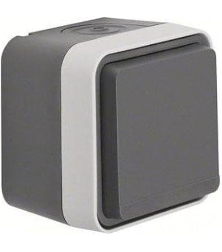 DOPPIA PRESA FRANCO TEDESCA SCHUKO CON COPERCHIO DA ESTERNO PROT. IP44