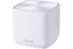 ASUS ZenWiFi XD4 AX Mini Sistema Mesh AX1800 (1 Pezzo), WiFi 6, 802.11ax, Fino a 180 m² e 25 + dispositivi, AiMesh, Sicurezza Internet e Parental Controls Inclusi a Vita, Easy Setup, Colore bianco