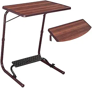 Bi3 Table Adjustable Strong Multipurpose Portable Laptop Table, Study Table, Kids Table, Office Table, Dinning Table (Standard, Rose Wood)