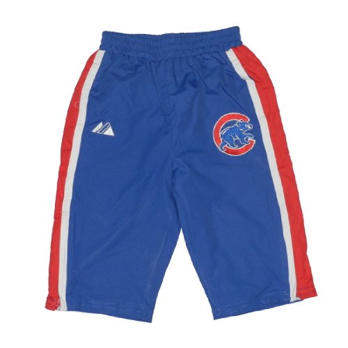 Infant MLB Chicago Cubs Walking Bear Track Pants with Embroidered Logo 3T blue&red
