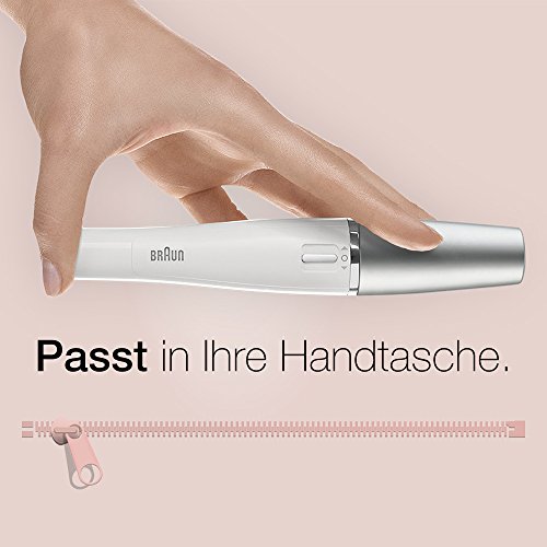 Braun Face Gesichtsepilierer und Gesichtsreinigungsbürste 810, silber/weiß - 6