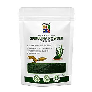 Congo Spirulina Powder for Healthy Wing & Feather Bird, 100gm