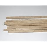 10 Bastelleisten Vierkantstäbe Eiche 1 Meter lang, sägerau, Modellbauleisten 10 x 8mm