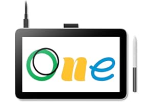 Tablette de Dessin Wacom One 12 avec écran 11,6” Full HD 99% sRGB, Stylet à résonance électromagnétique sans Pile ni Batterie Inclus, pour Windows, Mac, Chromebook & Android, pour Les Artistes