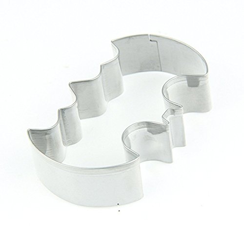 LAOMAO Edelstahl Ausstechform Offiziersbursche Ausstecher Backen Keks (Batman 1) - 3