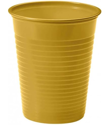 Set 25 Bicchieri In Plastica Resistente Algon 250 Cc - Bicolore Verde, Riutilizzabili - Ideali Per Feste, Eventi E Barbecue