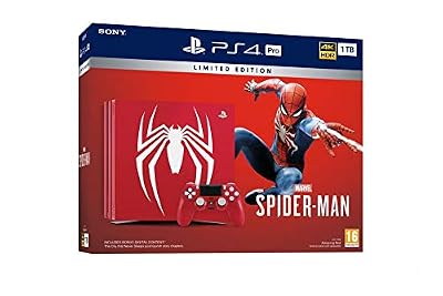 Playstation PS4 Pro 1 To B Marvel's Spider-Man Limited Edition + Marvel's Spider-Man - Standard + Edition