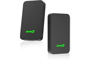 CarLinkit 5.0 Wireless Carplay/Android Auto Adapter, 2air Nowe aktualizację, połączenie dwukanałowe, plug-and-plug, aktualizacja online, do samochodów z przewodowym samochodem/Android Auto (2016-2025)