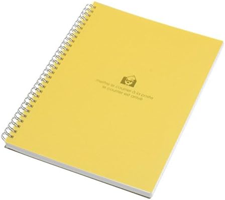 Etrangerdicostarica Double Ring Notebook Transparency Yellow B5 100sheet