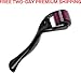 Best Derma Roller 0.3mm + FREE User Guide - 540 Titanium & Gold Plated Micro Needles - SkinPep Ultimate Professional Skin Care Therapy And Treatment Of Light Scars, Hair Loss, Mild Stretch Marks, Aged Skin, Sun Damaged Skin, Hyper-Pigmentation - 30 Day Money Back Guarantee 0.3mm