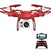 Produktbild S-TAO Fernbedienung Quadcopter-Drohne mit 2 MP HD-Kamera, Video, für Anfänger, Headless-Modus, Schnellentriegelung, Take-Schnellentriegelung, mit Höhenhaltung rot