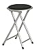 Produktbild 12er Set Klapphocker in alu-schwarz mit gepolstertem Sitz; Maße (B/T/H) in cm: 30 x 30 x 45