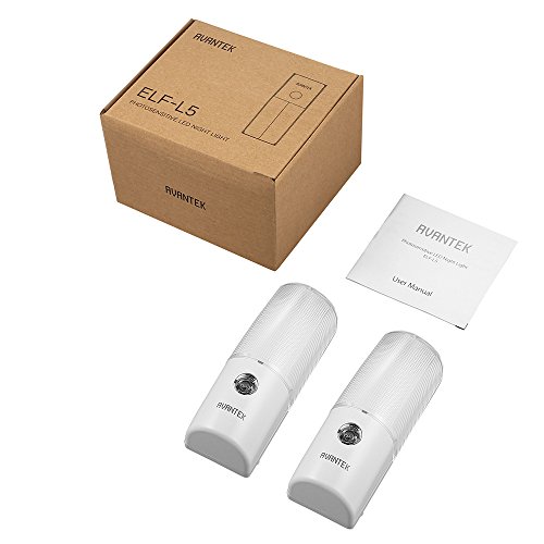 AVANTEK LED Nachtlichter mit Sensor, Stromsparendes Steckdosenlicht für Kinderzimmer, Fluren und Treppen, Kaltweiß, [2er-Set] - 7
