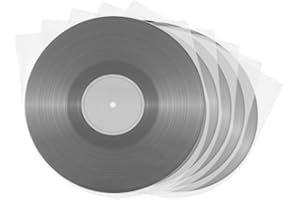 HhBdy 50 pièces Pochette de Disque Pochettes Pochettes Intérieures Disque Vinyle Dynamic Anti-Statiques Pochette De Protection en Plastique Pochette Vinyle Pochettes，pour Disques Vinyles de 12 Pouces