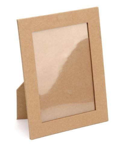 bastelkoerble® Papp - Bilderrahmen 19 x 15cm, innen 12,9 x 8,8cm,zum Aufstellen