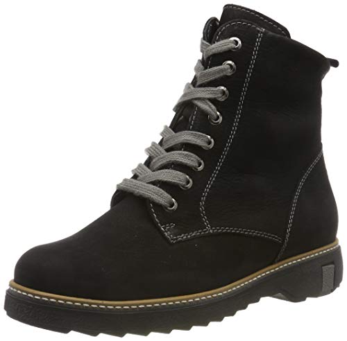 Waldläufer Kitomi, Botines Femme, Noir (Elefant Schwarz 001), 40 EU