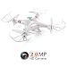 Produktbild GPTOYS F2C Aviax Fernbedienung Quadcopter Drone Hubschrauber mit Transmitter & Gyro System & HD Kamera & LED Lights & 4G SD Karte & SD-Kartenleser (Farbe: wei)