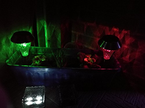 Wetterfestes 4er Set Solar Leuchten mit Fernbedienung – Solar Lampen Set Garten Solar Leuchten Set LED Edelstahl XL Sternenoptik Solar Lampe LED mit Effekten Wegeleuchte Edelstahl Motiv Lampe wetterfest (4er mit Fernbedienung) - 6