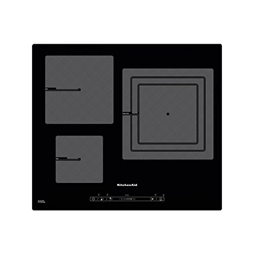 KitchenAid khid3 65510 Plaque – Plaque (intégré, induction, Verre et Céramique, noir,...