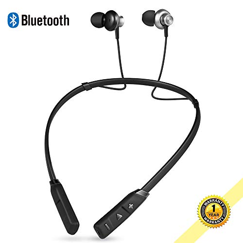 Wireless Headphone, BLUEEAR Bluetooth Neckband Headsets IPX5 Waterproof CVC 6.0 Noise Cancellation Deep Bass Earphones With Microphone 10 Hours Battery Working Perfect For Sports And Travelling