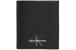 Calvin Klein Jeans Mono Texturizado pequeño N/S Triple, CKJ TEXTURADO para Hombre, Black, One Size