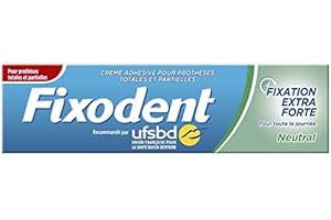 GREENPEOPLE Fixodent - Crème Fixative Neutral 47G - Lot De 3 - Vendu Par Lot - Livraison Gratuite En France