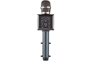 SILVER CREST Silvercrest Bluetooth Karaoke Mikrofon mit Licht und Soundeffekten