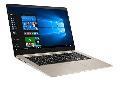 ASUS VivoBook S510UA-BQ202T 15 6-inch Gold Laptop Intel Core i7-7500U 2 7 GHz   3 5 GHz Max Turbo Processor  8GB RAM  256GB SSD  Full HD Display  1920