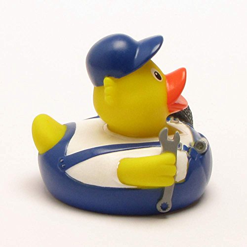 HC-Handel 921698 Vinyl Badeente Wendelin Werkstatt Gummiente 8 cm - 3