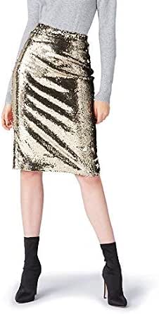 FIND Ray, Gonna Donna, Oro (Gold), X-Large : Amazon.it: Abbigliamento