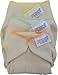 Piriuki Prefold Multi use Nappies Premium Unbleached Cotton Large Size fits from 15-30 lbs Pack 6