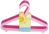 Bieco - Kinder Kleiderbügel Kunststoff, 8er Set, 2 Farben, verschiedene Farbkombinationen
